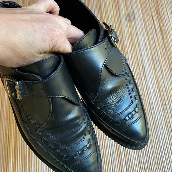 Underground Originals BLACK CREEPERS – SINGLE SOLE – APOLLO size 36 Loafer. main image 5